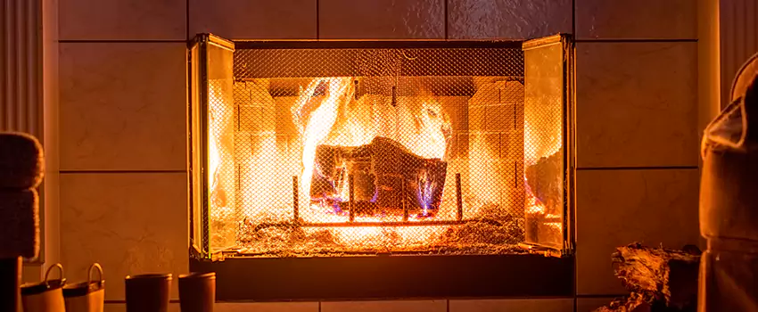 Mendota Hearth Landscape Fireplace Installation in Winchester, Nevada
