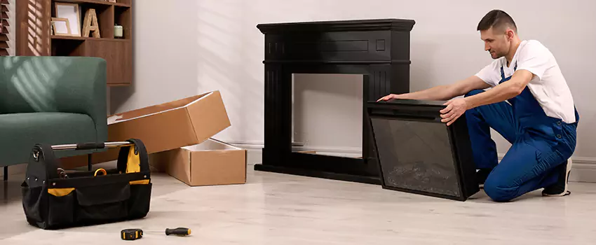 Old Rusted Metal Fireplace Repair And Replacement in Winchester, NV